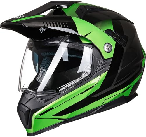 ILM Offroad Motorrad Dual Sport Helm Vollgesichts-Sonnenblende Dirt Bike ATV Motocross Casco DOT zertifiziert Modell 606V