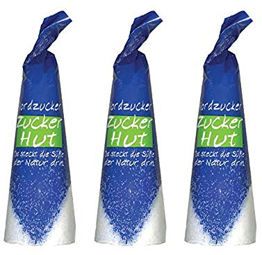 Nordzucker Sugar Cones, Zucker Hut (3-Pack)