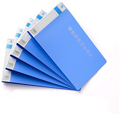 Planchettes à Pince A5 Bill Storage Dossier Presse-papiers de stockage en plastique avec étiquette de classification Small Receipt Binder for bureau / finance / famille Clip Planches ( Size : 5 pack )