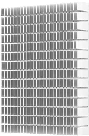 Aluminium-Kühlkörper, 150 X 120 X 20 Mm, Kühlkörper, Kühlrippen, Wärmeplatine Für CPU-Verstärker-PCB(Weiss)
