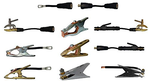 Ground Cable H01N2D with Welding Cable Connector 9 mm Mandrel & M10 Cable Lug with Many Variants to Choose From 10-95 mm² 4, 5 or 10 Metres