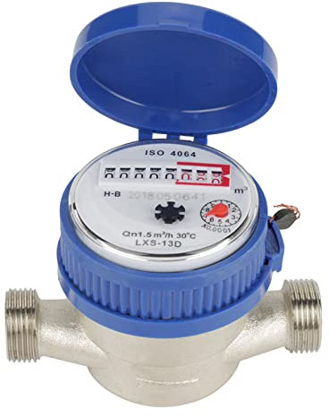 Wasseruhr Water Meter Garden Accessories 15Mm Inch Backyard Garden Measuring Meter Garden Cold Water Sub Meter For Outside Tap Flowmeters