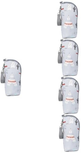 ifundom 5stücke Isolierte Milchflasche Tasche Für Mädchen Tragbare Temperaturhaltende Milchflaschen- Für Unterwegs Zubehör Für Kinderwagen - Für Neue Eltern Geeignet