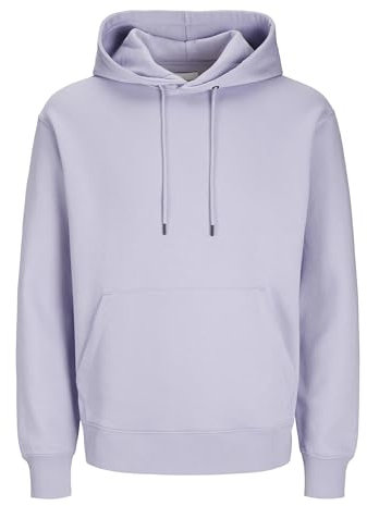 JACK & JONES Jjestar Basic Sweat Hood Noos Felpa con Cappuccio, Lavanda Languid, S Uomo