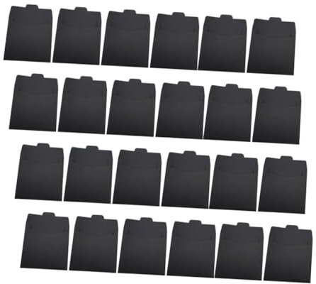VILLCASE 100pcs Black Cd Dvd Packaging Sleeves Kraft Paper Envelope Disc Storage Covers for Cd Dvd Packaging and Protection