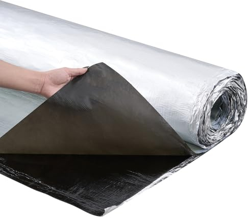 Epdm Rubber Roofing Membrane-39 x 32.5 ft Self-Adhesive Waterproofing Membrane | Easy-Peel Stick & Seal for Flat Roofs, Sheds, RV, Metal & Sloped Roofs | Longlasting Leak Protection