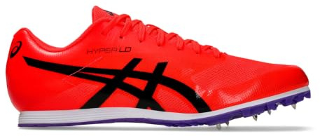 Asics Hyper Ld 6 Herren Leichtathletik Spikes Laufschuhe, 1091A019-600, Rot