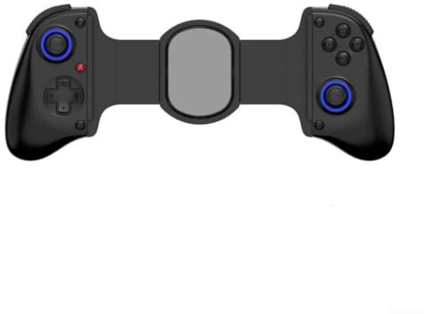 Linhexis teleskopisk spelkontroll, RGB, BT, för Switch/PS4 (svart) | 6-axlig gyro, ABS-material, kompatibelt med Android/PS4/Switch, uppslukande vibration