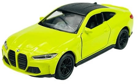 Welly B-M-W M4 G82 Grun ca 1/34-1/39 Metall Modell Auto Die Cast Neu im Kasten