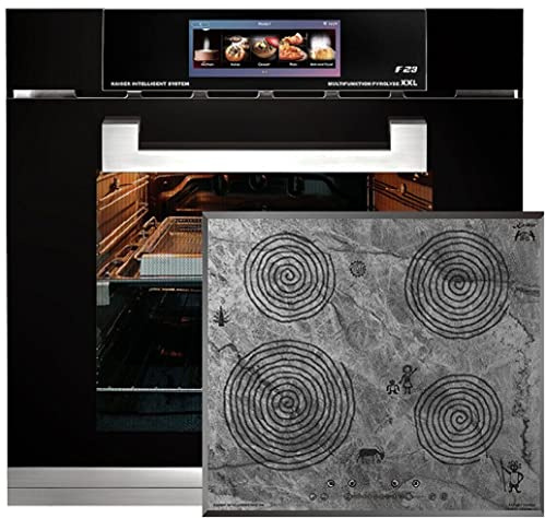 Kaiser Cuisinière EH 6344 Four encastrable verre noir 79L + KCT 6705 FI Ära Table de cuisson à induction 60 cm