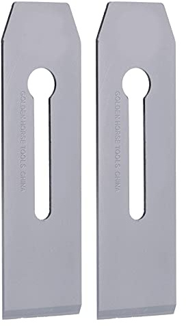 Fafeicy Cuchillas de Acero para Cepilladoras de Madera, Cuchillas Cepilladoras de Alta Dureza para Carpintería Eficiente, Portátiles de 2 Pulgadas para Uso Manual