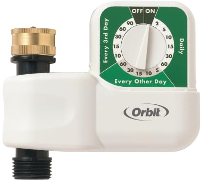 Orbit 62024 Single-Dial Hose Watering Digital Timer, 3 x 7.5 x 9.5