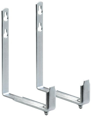 Alba Krapf Blumenkastenhalter Satz verz. Blumenkasten-Wandhalter (1V), Silber