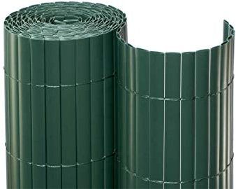 bambus-discount.com Balkonverkleidung Kunststoff 90 x 300cm Premium-Qualität - Farbe grün
