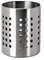 Ibili 708710 Porte Ustensiles de Cuisine INOX Argent 12,49 x 10,21 x 10,21 cm