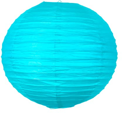 Skylantern Original 1814 Laterne/Lampion aus Papier, Kugel, 40 cm, Türkis