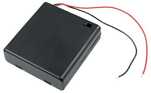 AA x 4 Enclosed Battery Holder Box with Switch