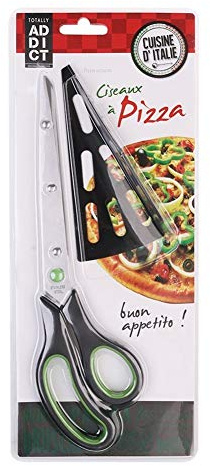 11 inch Stainless Steel Pizza Scissors by Xin Hua, Replace Your Pizza Cutter, Sharp Scissors Let You Easily Taste Serves Hot Pizza--Green