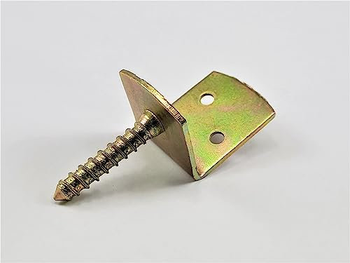40 Stück Flechtzaunhalter Flechtzaunbeschlag