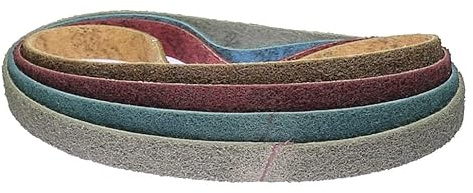 4 Stück dehnbares Nylon-Schleifband, 762 x 25 mm, grob bis for fei.n, Vliesstoff, Metall-Kunststoff-Streifen, Entgraten (Size : MIX)