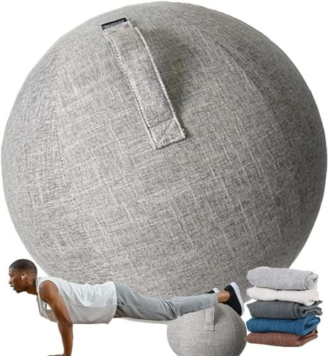 HYLDM Schutzhülle für Gymnastikball, Faltbar Gymnastikball 55/65/75 cm Bezug, für Schwangerschaft, Fitness, Yoga,002,75cm