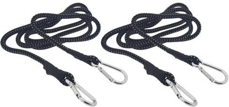 2er Set Gepäckspanner 1,5 m mit Karabinerhaken Universeller Spanngummi Expander