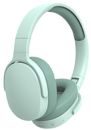 Auriculares Bluetooth sobre la oreja con micrófono para cabeza pequeña, auriculares inalámbricos 22 horas de reproducción, auriculares plegables con cancelación de ruido para teléfonos, almohadillas,