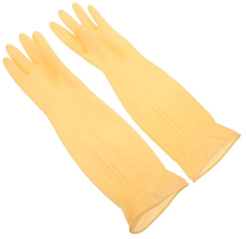 Baluue 2stücke Küchen-reinigungs-handschuhe Für Geschirrspülung Wiederverwendbare Für Hausarbeit Rutschfeste Handschuhe Für Effiziente