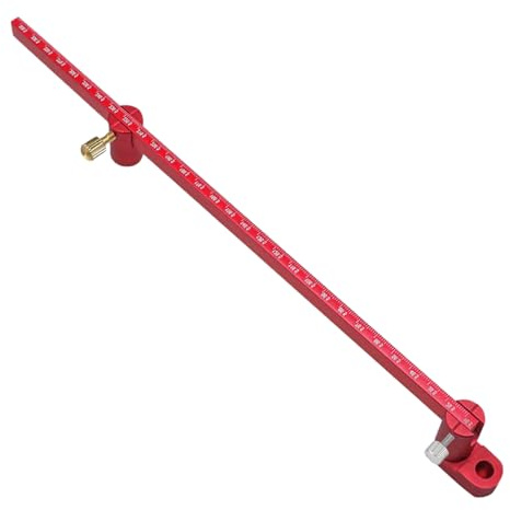 Woodworking Compass, 1.43-11.81 Inch Adjustable Metric Woodworking Compass Scriber Fixed-Point Circles Line Marking Gauge for Wood Metal