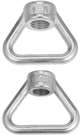 LIGIGWASH 2 Pezzi Dado Occhio Acciaio Inox Anello Sollevamento Resistente Sicuro per Edilizia Marittima