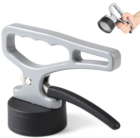 LALAGO Fuerte Mango de Elevación Magnético Manual, Potentes Imanes de Neodimio con Mango Estable, Fácil de Liberar Herramientas Magnéticas para Agarrar Objetos de Metal