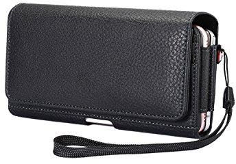 Dual Phone Holster Pouch Holder Double Decker Belt Clip Case for Samsung Galaxy S25 S24 S23 S22 S21 S20 S10 A10e Note 10 iPhone 17 Pro 16e 16 15 14 Pro 13 12 11 Pro XR XS X Google Pixel 8 8a 7a 6a (S)