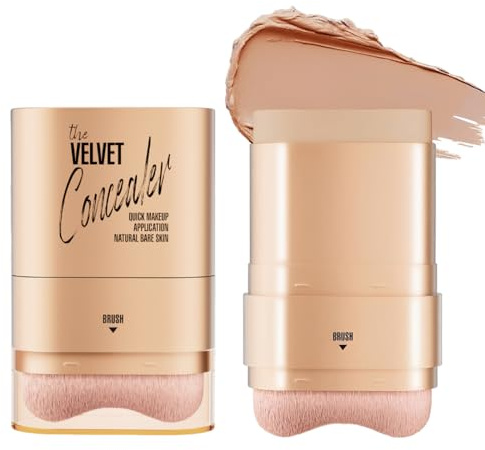 JHAZUN 2 Piezas Corrector En Barra 2 En 1, Concealer, Corrector Doble Embout, Corrector Base Stick, Tono Marfil, Cubre Imperfecciones, Resistente Al Agua