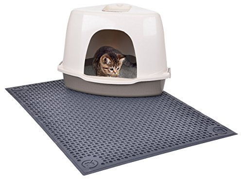 CanadianCat Company | XXL Auffangmatte 70 x 90 cm - Katzentoilettenvorleger -sauberlauf Zone der Vorleger für die Katzentoilette