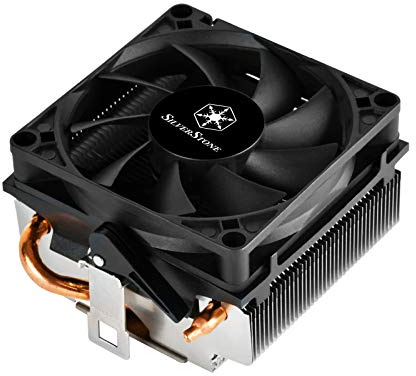 SilverStone SST-KR01 - Kryton CPU Kühler, low profile, slim 80mm PWM Lüfter, 54mm Höhe, AMD Sockel AM2/AM3/AM4/FM1/FM2