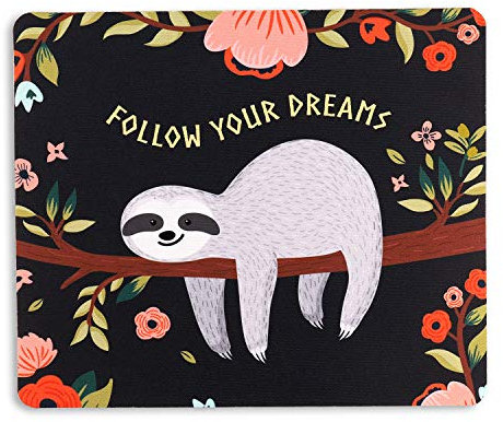 AOKSUNOVA Mauspad Office Mauspad Klein Niedliches Design 24 x 20 x 0,3 cm Mousepad mit Motiv