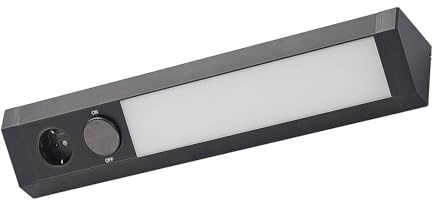 LED Lámparas bajo armario 'Mitari' (Moderno) en Negro hecho de Aluminio e.o. para Salón & Comedor (1 llama,) de Arcchio | lámparas bajo mueble