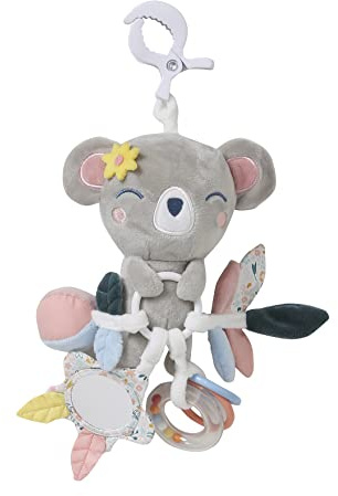 Vertbaudet Baby Lernspielzeug Koala mit Clip rosa/Koala ONE Size