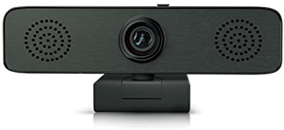 Webcam PC Con Microfono Full HD 1080p ，Videochiamate Ultra HD Doppio Microfono，Auto-Focus, USB, Treppiede Incluso, Telecamera Per Hangouts, Skype, Teams, Zoom, Computer, Laptop ( Color : 1080P Black )