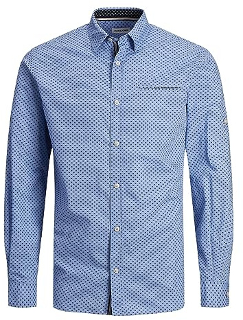 JACK & JONES Dress Shirt Slim Fit Dress Shirt Cashmere Blue XL Cashmere Blue XL