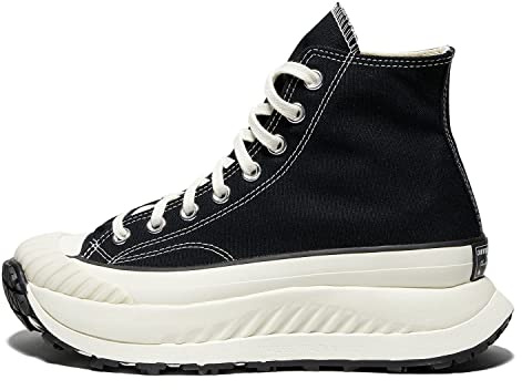 Converse Chuck 70 at-CX Platform High Top sneakers för män, Egret svart Amarillo, 4 Big Kid