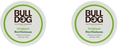 BULLDOG - Bartpflege für Männer | Original Bartbalsam | pflegt & bietet leichten Halt | 75ml (Packung mit 2)