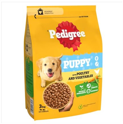 PEDIGREE Puppy Medium Dog Complete Dry with Poultry and Rice 3kg