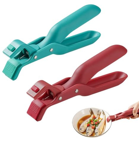 Supports de bol de cuisine multi-usages,Lot de 2 Pinces anti-brûlure en silicone antidérapantes, Pince anti-brûlure, Bol Chaud, Pince pour Assiette, pour bol chaud, plat, plat.