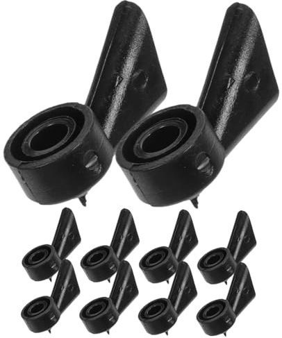 TINEASUR 10St hintere Wischerdüse Fensterputzer Scheibenwaschspray-Kit Wischer-Sprühdüsen Autozubehör für Zubehör Auto nozzle einspritzdüse Scheibenwaschdüsen Autowischerdüsen Abs Black