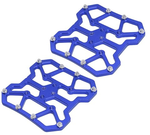 Pedale, Plattformpedale, Fahrradpedale, klick-Plattform-Adapter, Aluminiumlegierung für Mountainbike, Rennrad, Fahrrad (Blue)