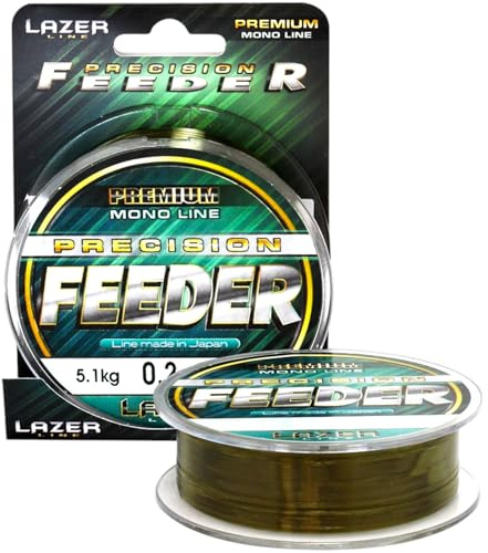 LAZER LINE Monofil Angelschnur 150m Dia 0,24mm Test 5,1kg - Grasgrün | Method Feeder Schnur - Karpfen Angeln Montage - Karpfen Rig - Monofilament Angelsehne - Nylonfaden Vorfach – Vorfachschnur