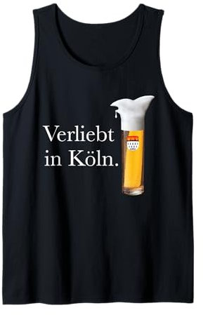 Verliebt in Köln Kölle Alaaf Konfetti Karneval Faschingumzug Tank Top