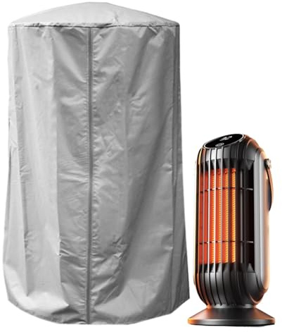 Rurunklee Outdoor Heater Covers Waterproof,Heater Protector - Patio Waterproof Electric Heating Equipment Cover Dustproof Wind-Resistant for Outdoor