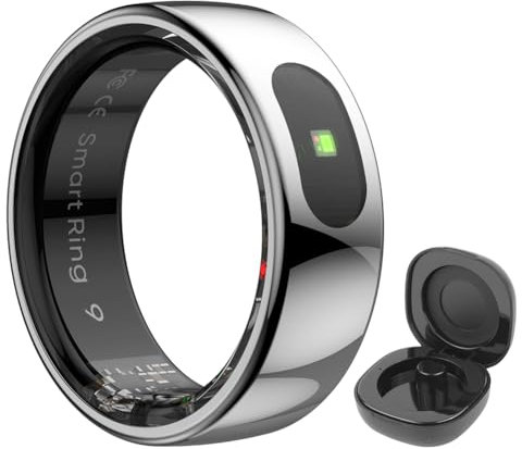 Anello intelligente R08 uomini da donna uomini smart -smartm 5 atm impermeabile di ossigeno a pressione di ossigeno monitor for la salute con custodia di ricarica sport fitness trac
